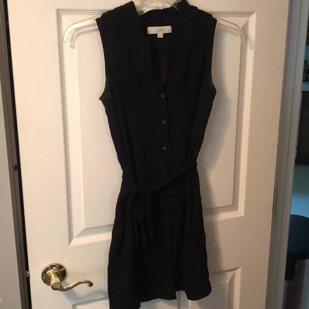 Loft black dress xsp!